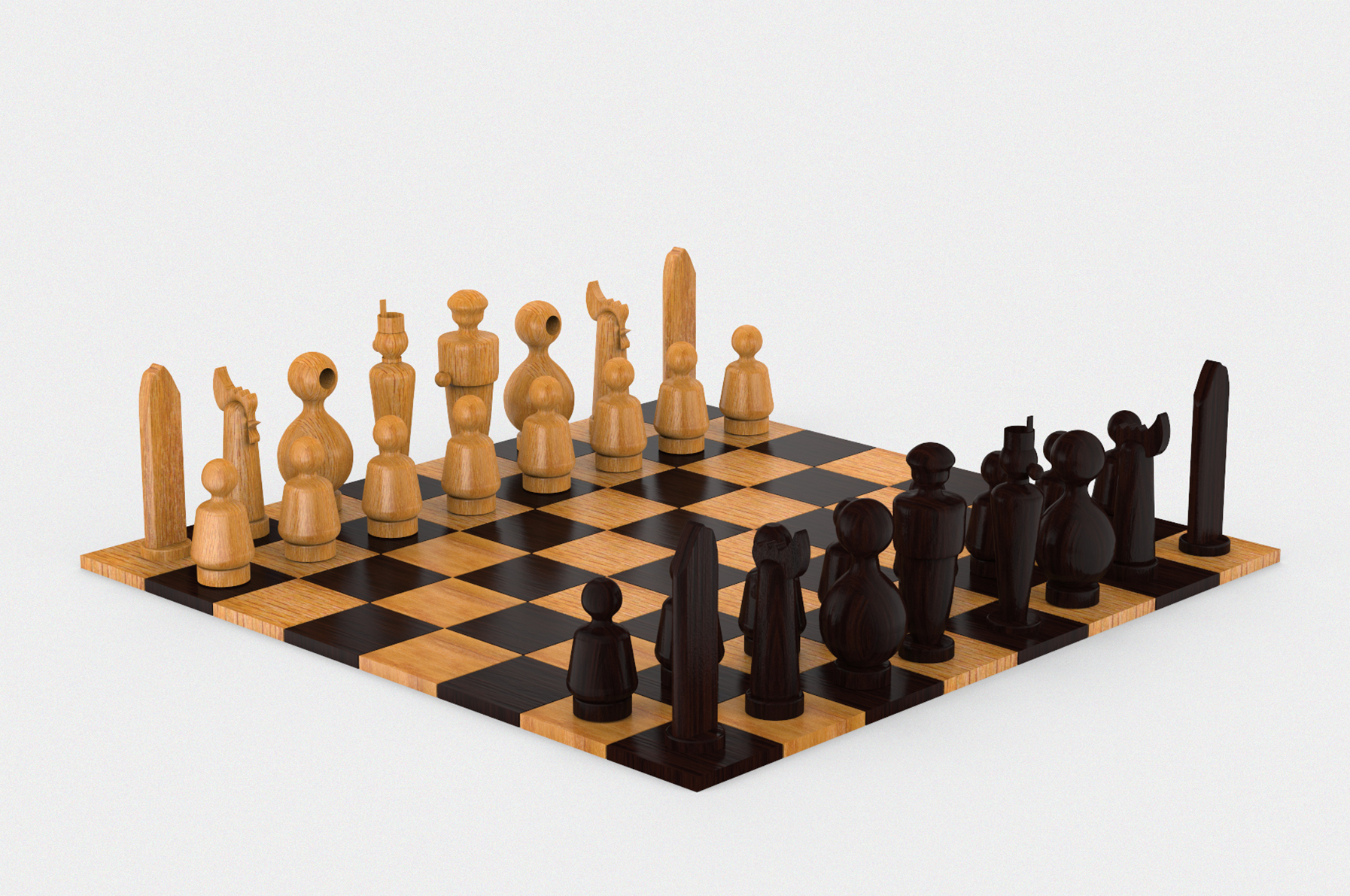 Range of Khasi Cultural Figures - Chess Set